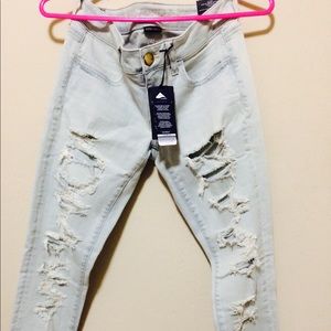 American Eagle ripped jeans